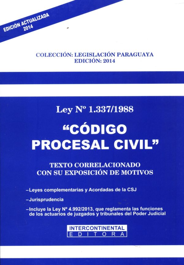CODIGO PROCESAL CIVIL