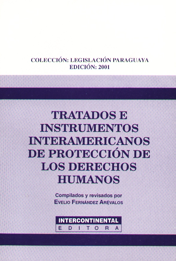 TRATADOS E INSTRUMENTOS INTERAMERICANOS