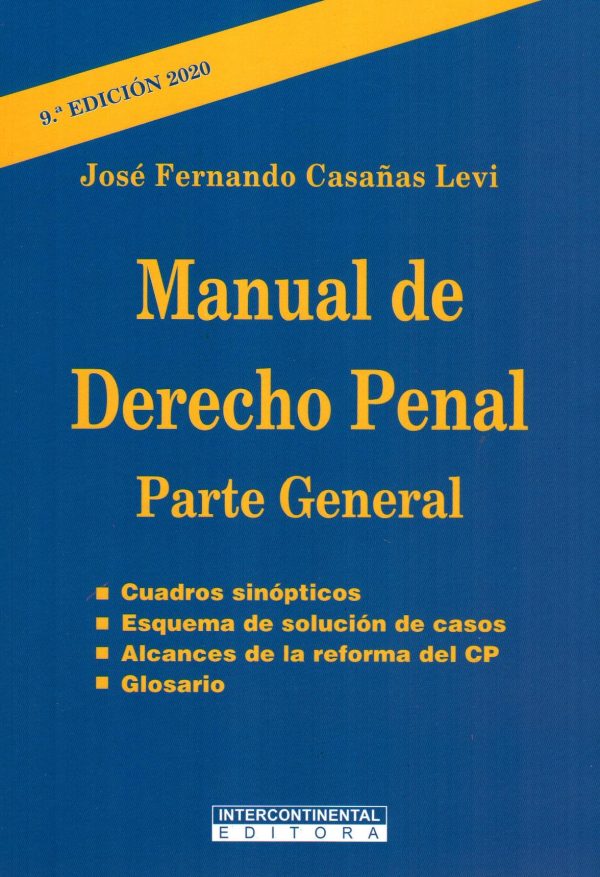 MANUAL DE DERECHO PENAL PARTE GENERAL