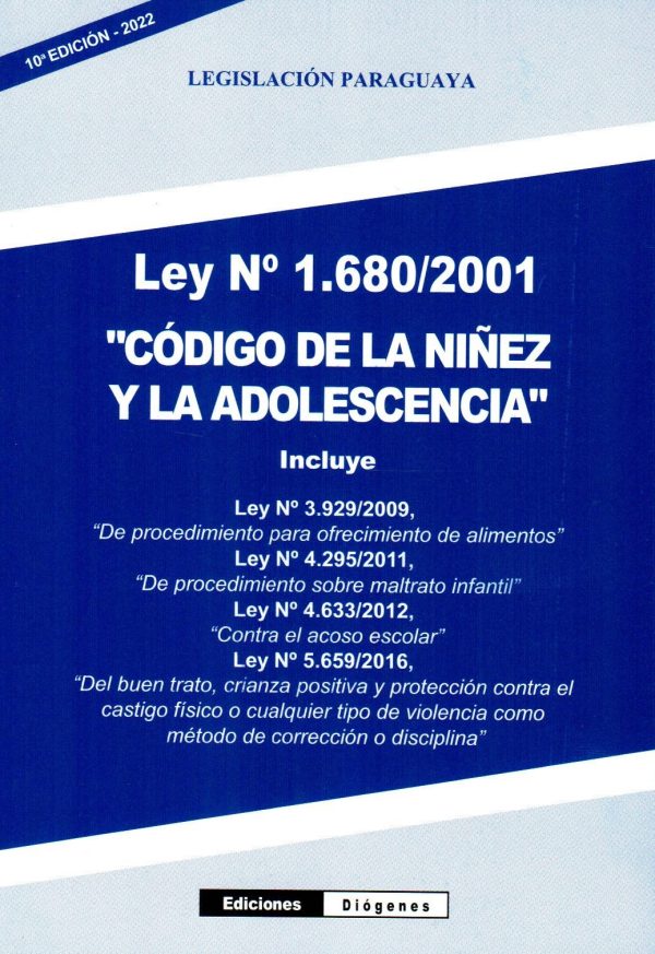 CODIGO DE LA NIÑEZ Y LA ADOLESCENCIA