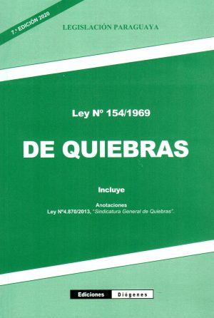 LEY DE QUIEBRAS N° 154/69