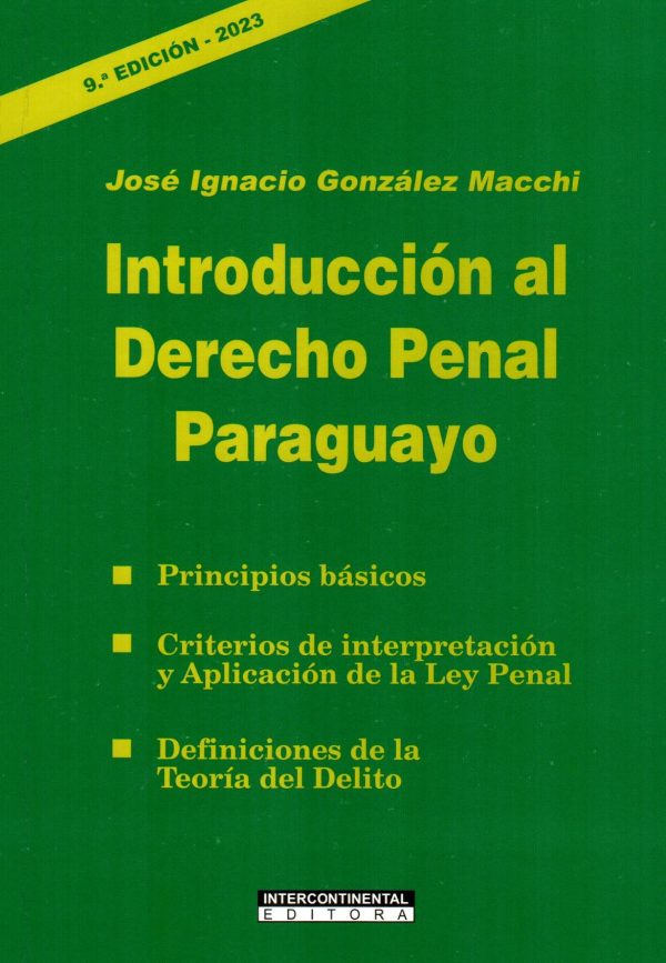INTRODUCCION AL DERECHO PENAL PARAGUAYO