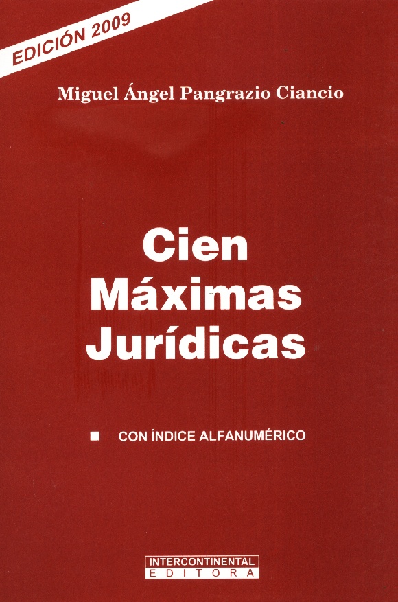 CIEN MAXIMAS JURIDICAS