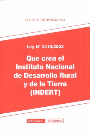 QUE CREA EL INSTITUTO NACIONAL INDERT
