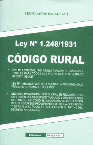 CODIGO RURAL LEY N° 1248/31