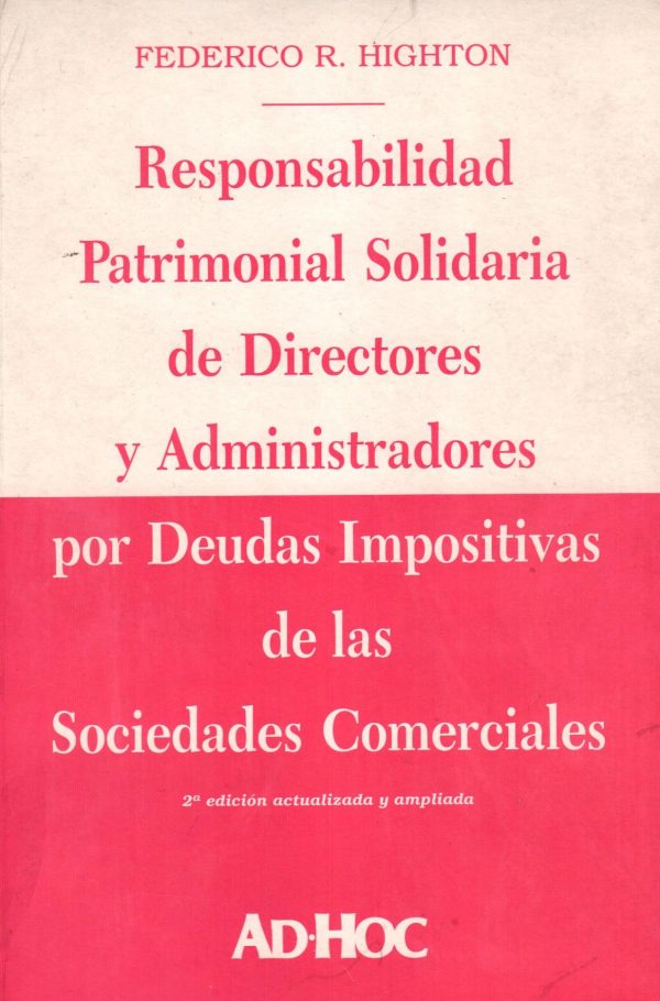 RESPONSABILIDAD PATRIMONIAL SOLIDARIA