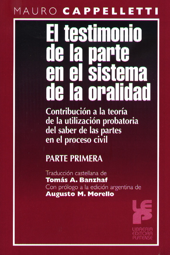 TESTIMONIO DE LA PARTE EN EL SISTEMA 2TS