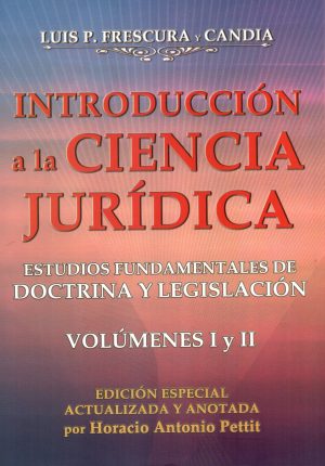 INTRODUCCION A LA CIENCIA JURIDICA
