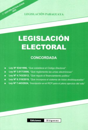 LEGISLACION ELECTORAL CONCORDADA