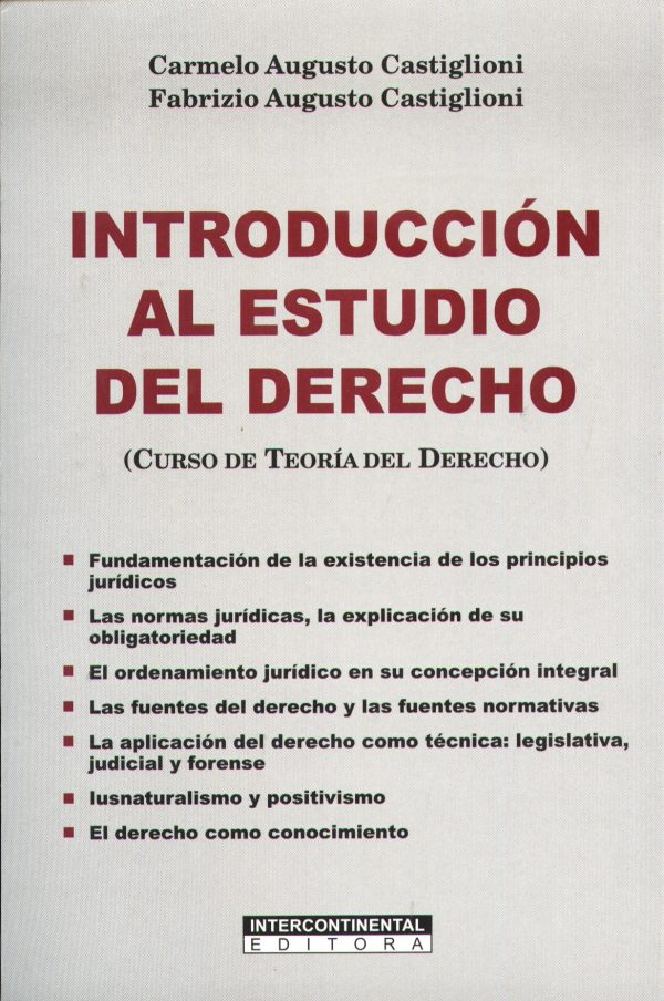 INTRODUCCION AL ESTUDIO DEL DERECHO