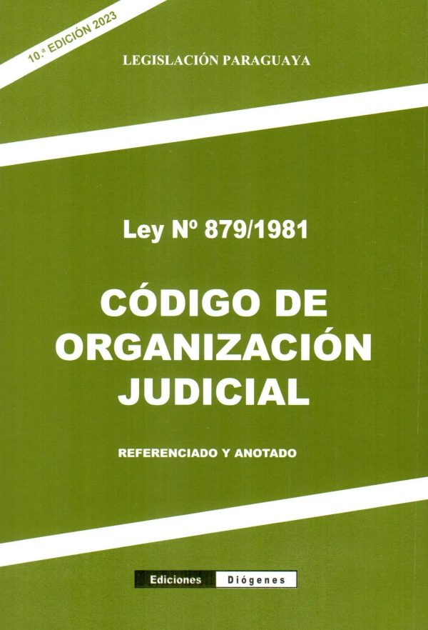 CODIGO DE ORGANIZACION JUDICIAL LEY 879/81