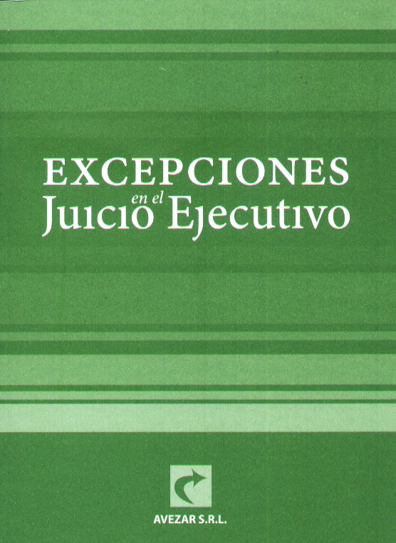 EXCEPCIONES EN EL JUICIO EJECUTIVO