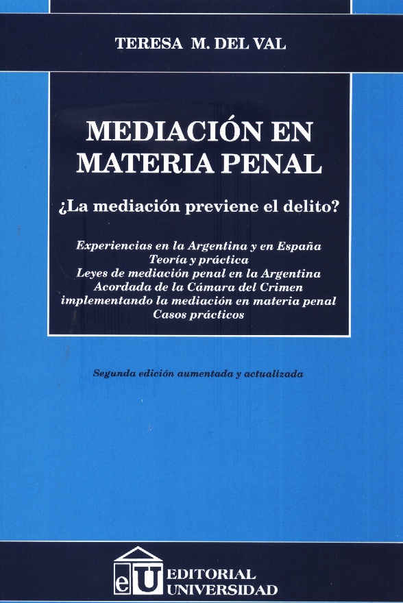 MEDIACION EN MATERIA PENAL