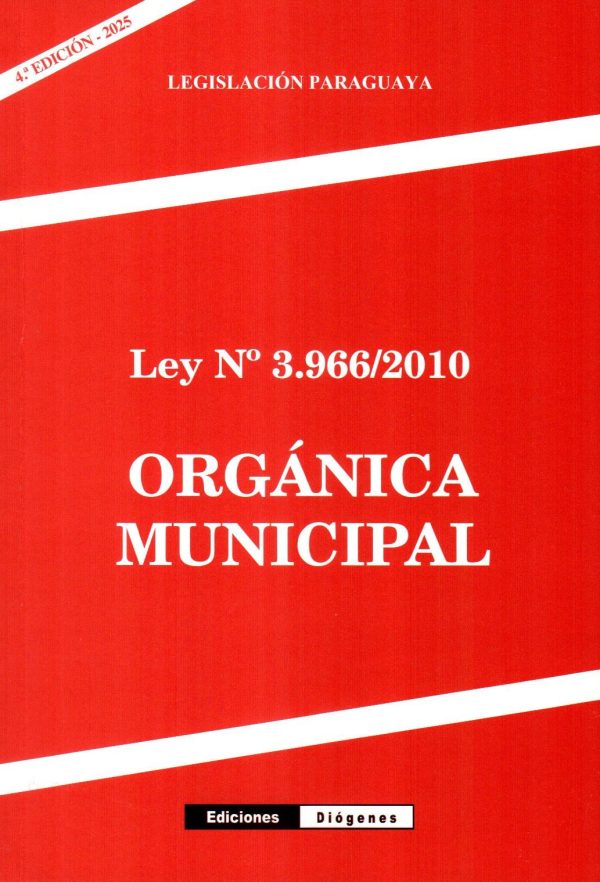 ORGANICA MUNICIPAL LEY 3966/10