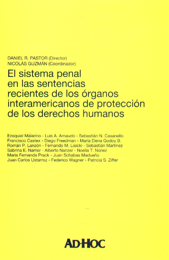 SISTEMA PENAL EN LAS SENTENCIAS RECIENTES DE
