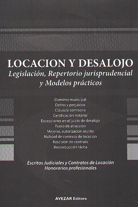 LOCACION Y DESALOJO