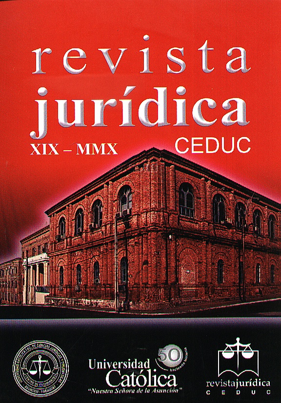 REVISTA JURIDICA CEDUC XIX MMX