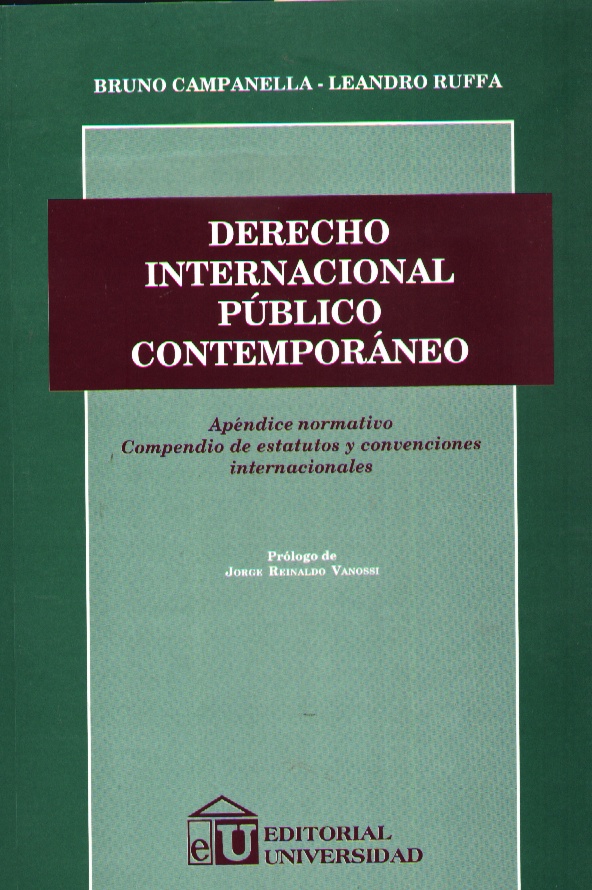 DERECHO INTERNACIONAL PUBLICO CONTEMPORANEO