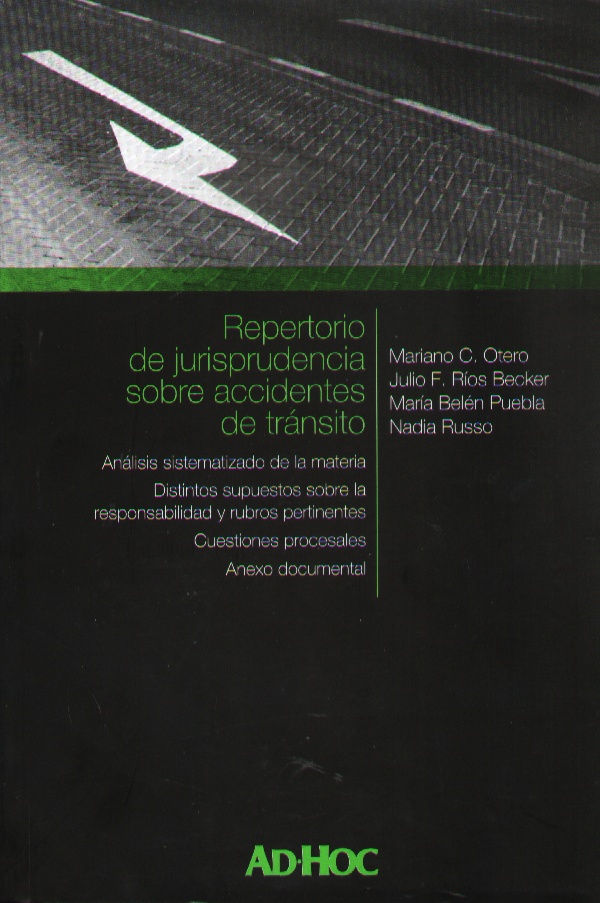 REPERTORIO DE JURISPRUDENCIA SOBRE ACCIDENTES