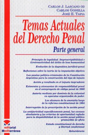 TEMAS ACTUALES DEL DERECHO PENAL
