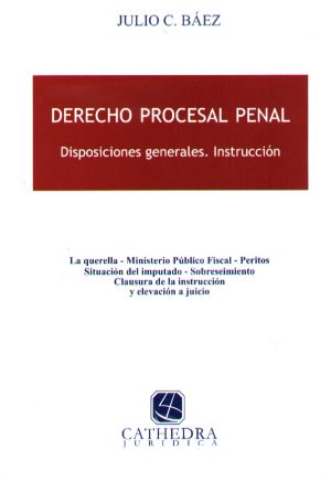 DERECHO PROCESAL PENAL