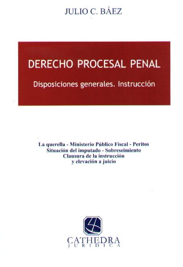 DERECHO PROCESAL PENAL
