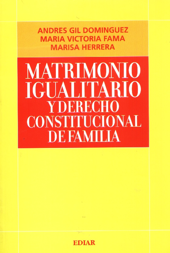 MATRIMONIO IGUALITARIO Y DERECHO CONSTITUCION