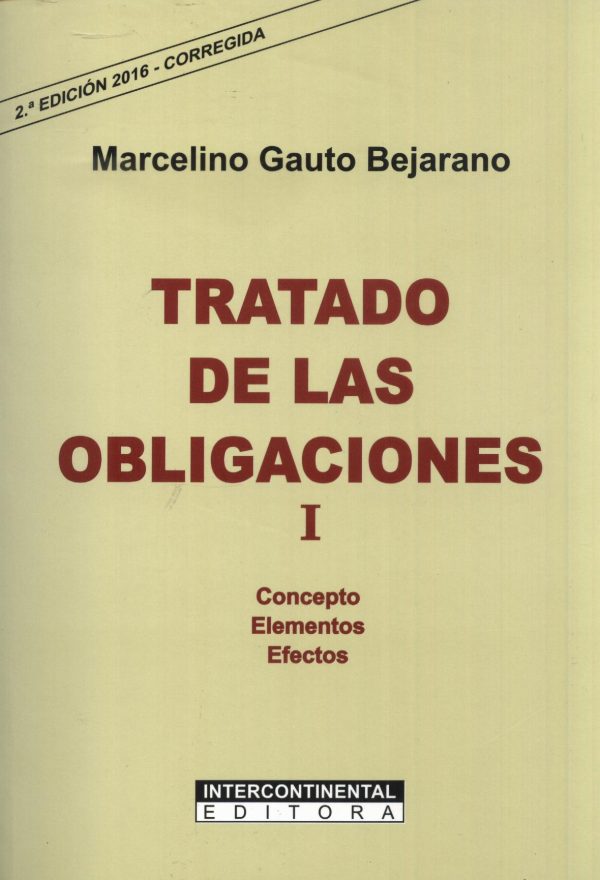 TRATADO DE LAS OBLIGACIONES 1