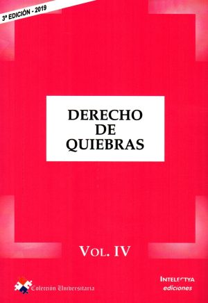 DERECHO DE QUIEBRAS VOL IV