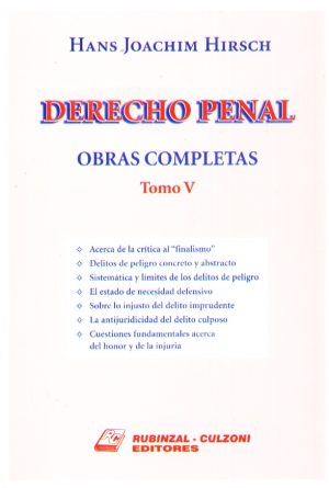 DERECHO PENAL OBRAS COMPLETAS T5
