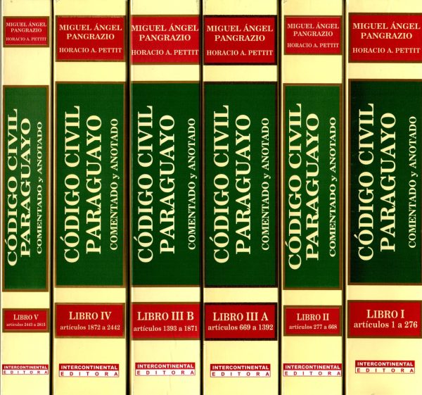 CODIGO CIVIL PARAGUAYO COMENTADO 6TS (R)