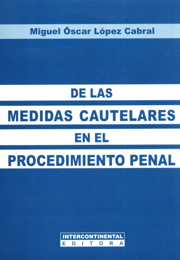 DE LAS MEDIDAS CAUTELARES EN EL PROCEDIMIENTO