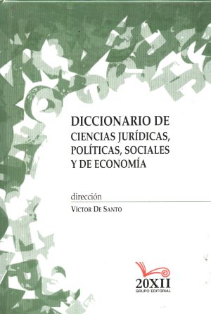 DICCIONARIO DE CIENCIAS JURIDICAS POLITICAS