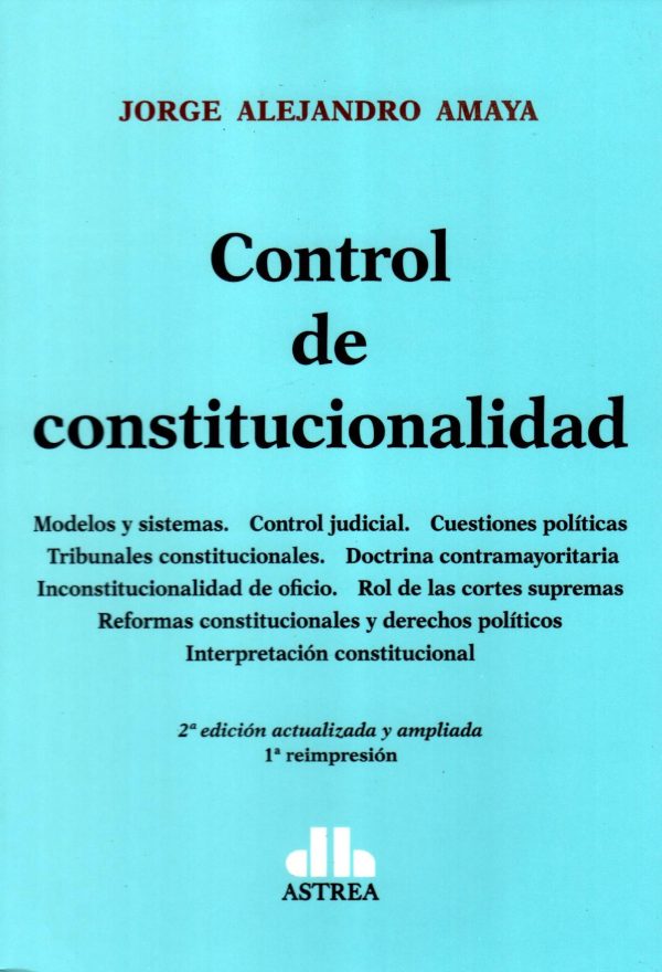 CONTROL DE CONSTITUCIONALIDAD