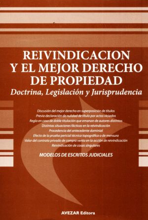 REIVINDICACION Y EL MEJOR DERECHO DE PROPIEDA