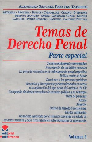 TEMAS DE DERECHO PENAL P ESP TOMO 2