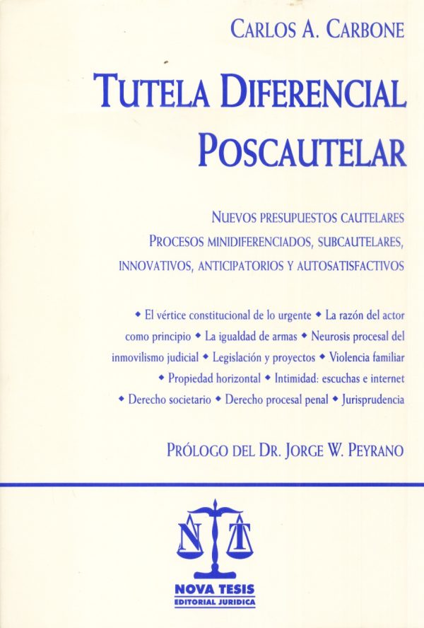 TUTELA DIFERENCIAL POSCAUTELAR