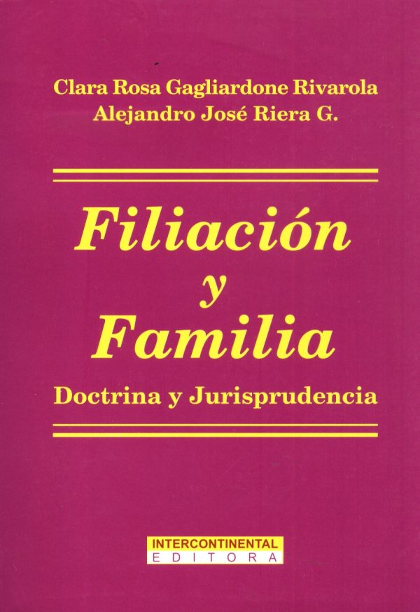 FILIACION Y FAMILIA