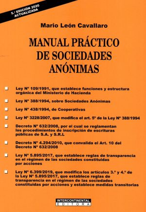 MANUAL PRACTICO DE SOCIEDADES ANONIMAS