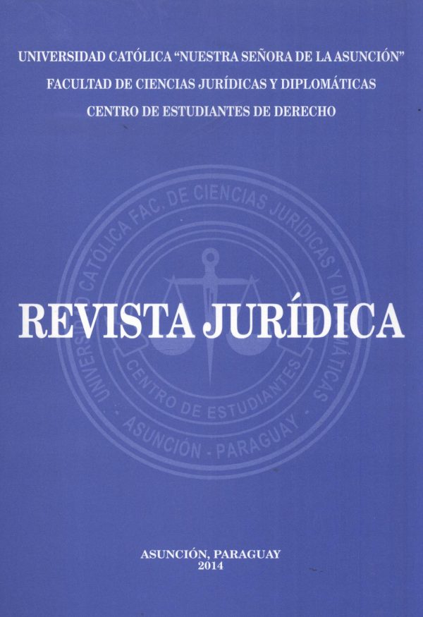 REVISTA JURIDICA UCA 2014