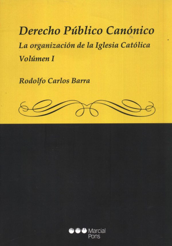 DERECHO PUBLICO CANONICO VOL I