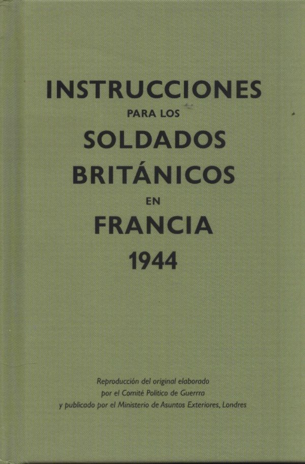 INSTRUCCIONES SOLDADOS BRITANICOS FRANCIA