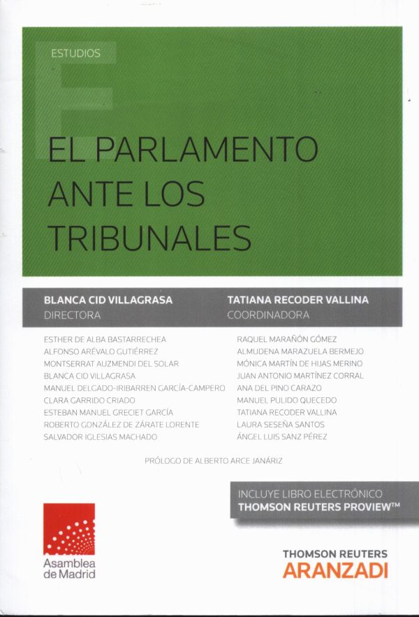 PARLAMENTO ANTE LOS TRIBUNALES EL