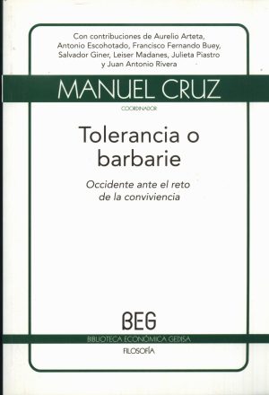 TOLERANCIA O BARBARIE