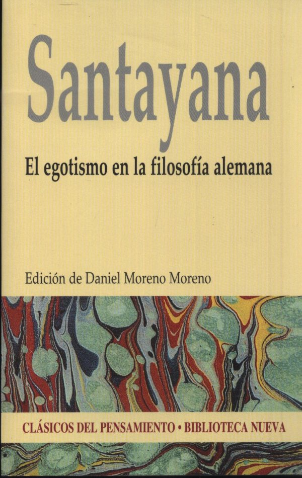 EGOTISMO EN LA FILOSOFIA ALEMANA EL