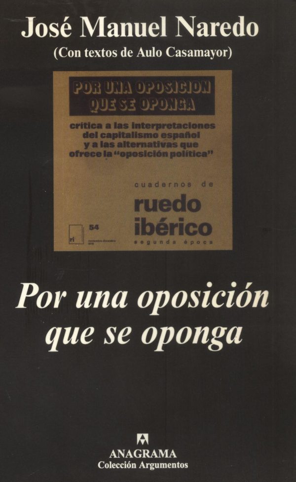 POR UNA OPOSICION QUE SE OPONGA