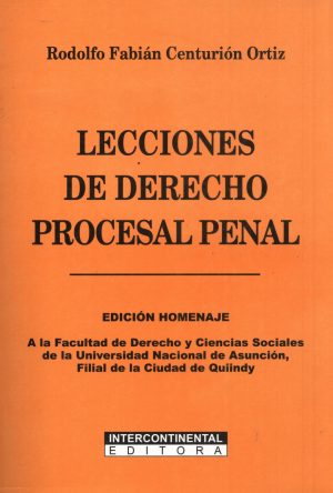 LECCIONES DE DERECHO PROCESAL PENAL