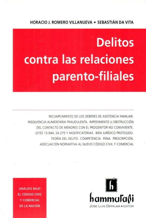 DELITOS CONTRA LAS RELACIONES PARENTO FILIALE
