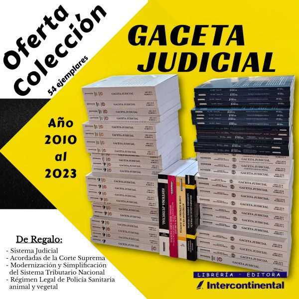 OFERTA COLECCION GACETA JUDICIAL