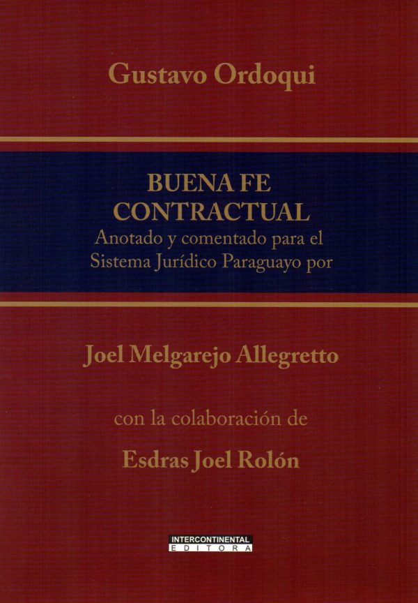 BUENA FE CONTRACTUAL